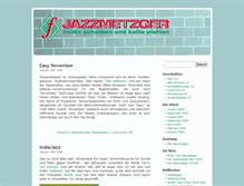 Tablet Screenshot of jazzmetzger.de